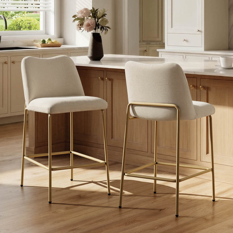 Amalia Modern Metal Base Barstool