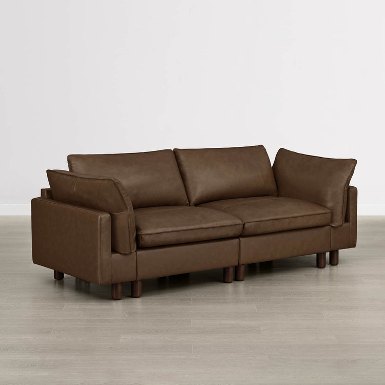 Brendon Modular 2-Seat Sofa with Wood Leg