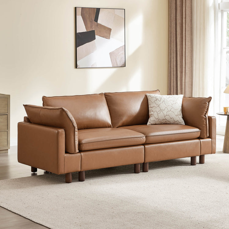 Brendon Modular 2-Seat Sofa with Wood Leg