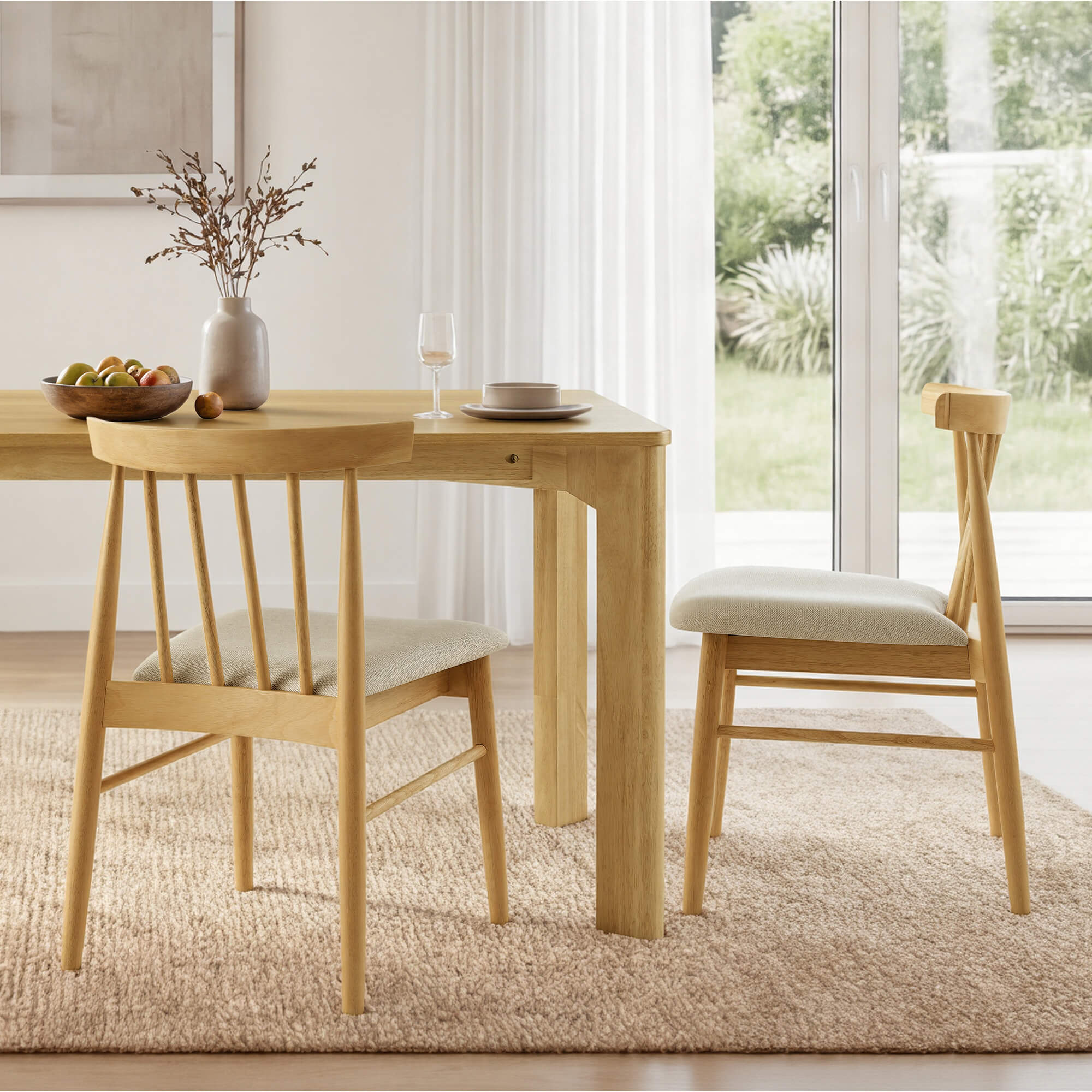 Hanna Windsor Dining Chair | Mid-century Spindle Design – CHITA LIVING