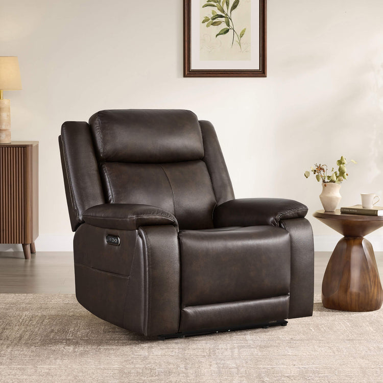 Isaac Zero Wall-hugger Power Recliner with Cup Holder