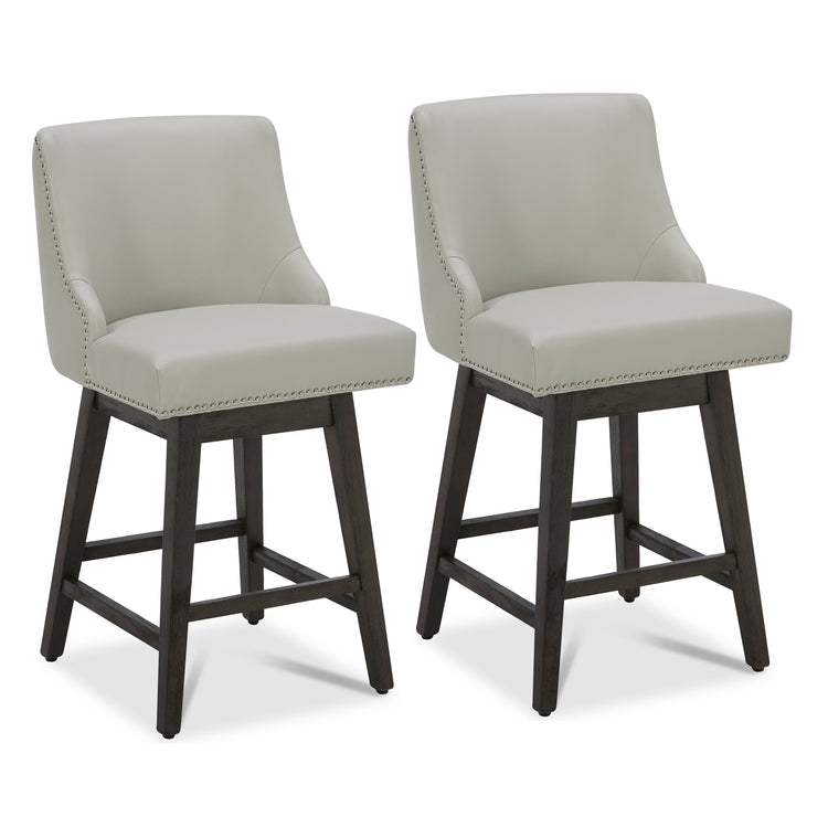 Asher Swivel Nailhead Trim Bar & Counter Stools