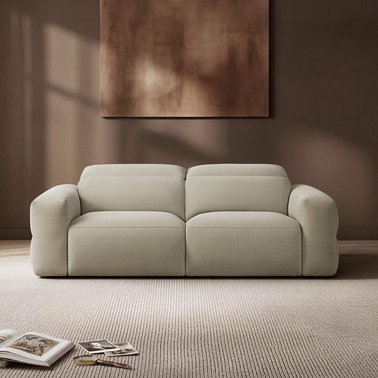 Haley Buttery-Soft 2-Seat Modular Power Reclining Sofa with Power Headrests