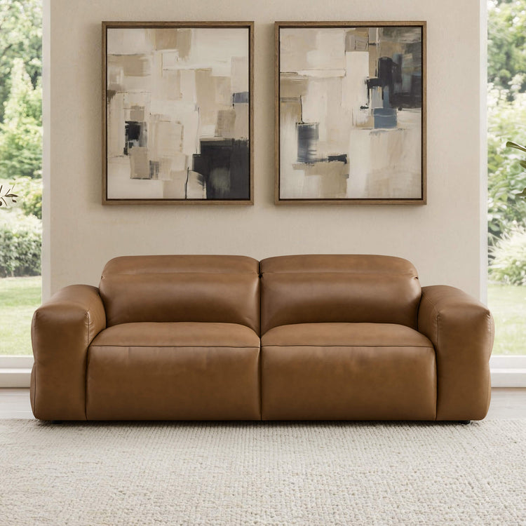 Haley Buttery-Soft 2-Seat Modular Power Reclining Sofa with Power Headrests