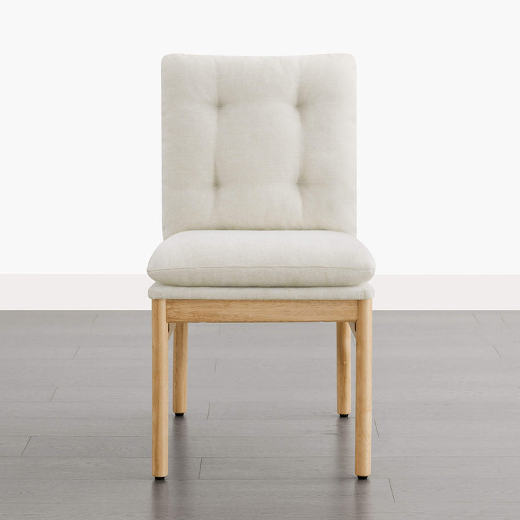 Flynn Mid-Century Tufted Plush Dining Chair (Set of 2)