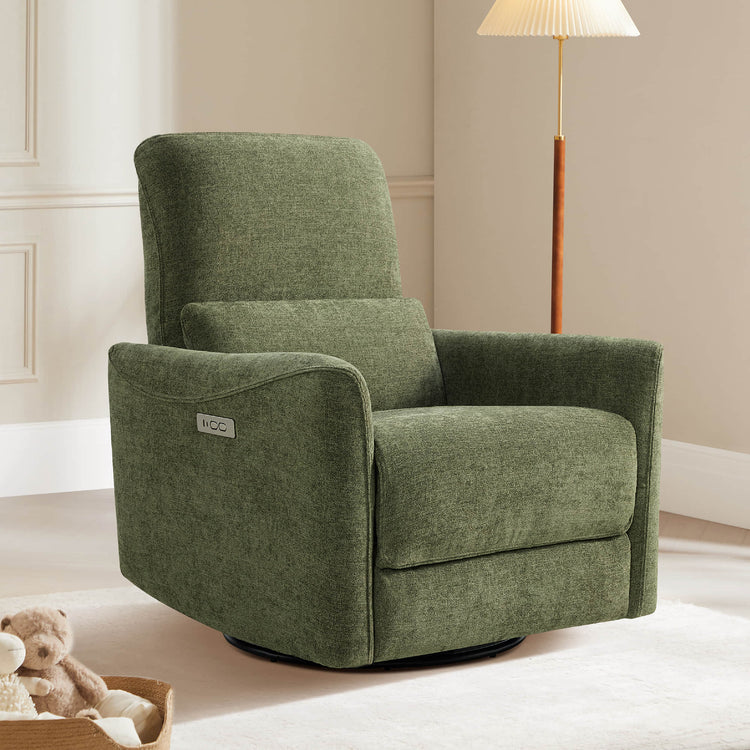 Tracee Power Swivel Nursery Glider Recliner