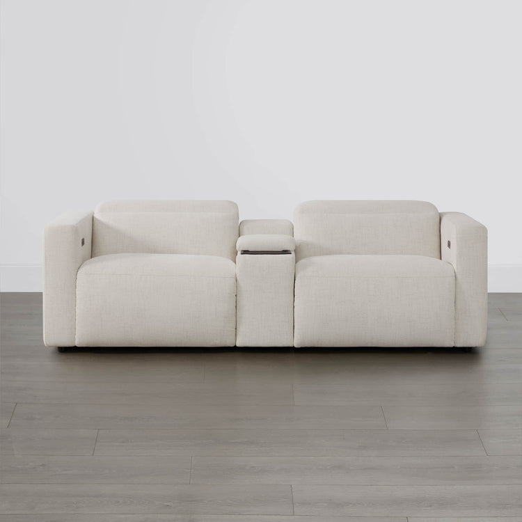 Oliver 2-Seat Wall-hugger Reclining Sectional Sofa with Power Headrest