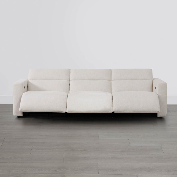 Oliver 3-Seat Wall-hugger Reclining Sectional Sofa with Power Headrest