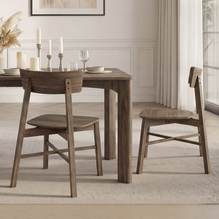 Wyatt Minimalist Wood Dining Chair