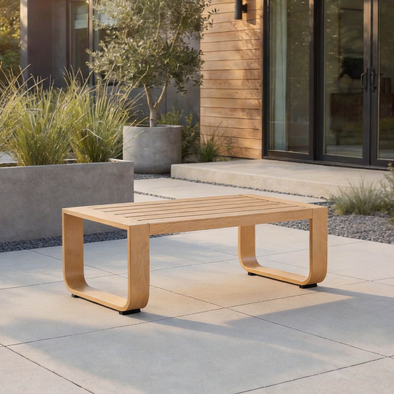 Dylan Patio Coffee Table | Modern Outdoor Minimalism – CHITA LIVING