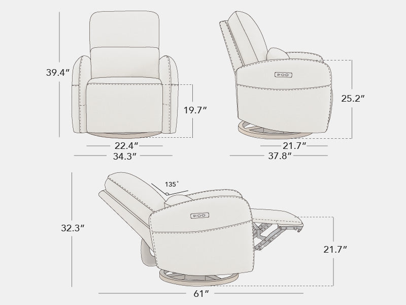 Product dimensions