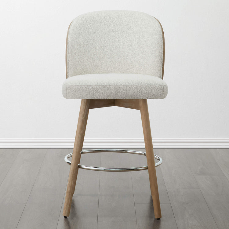 CHITA white counter stool