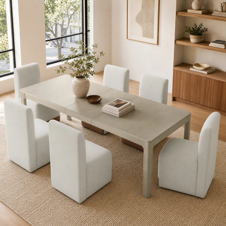 Everett Extendable Wood Dining Table, 70.9