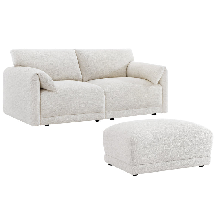 Josie Performance Boucle 2-Piece Modular Sofa (80.3'')