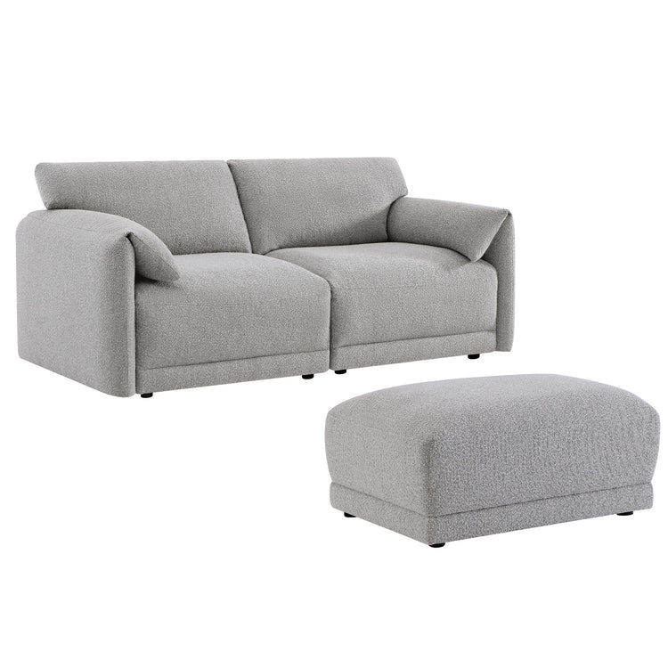 Josie Performance Boucle 2-Piece Modular Sofa (80.3'')