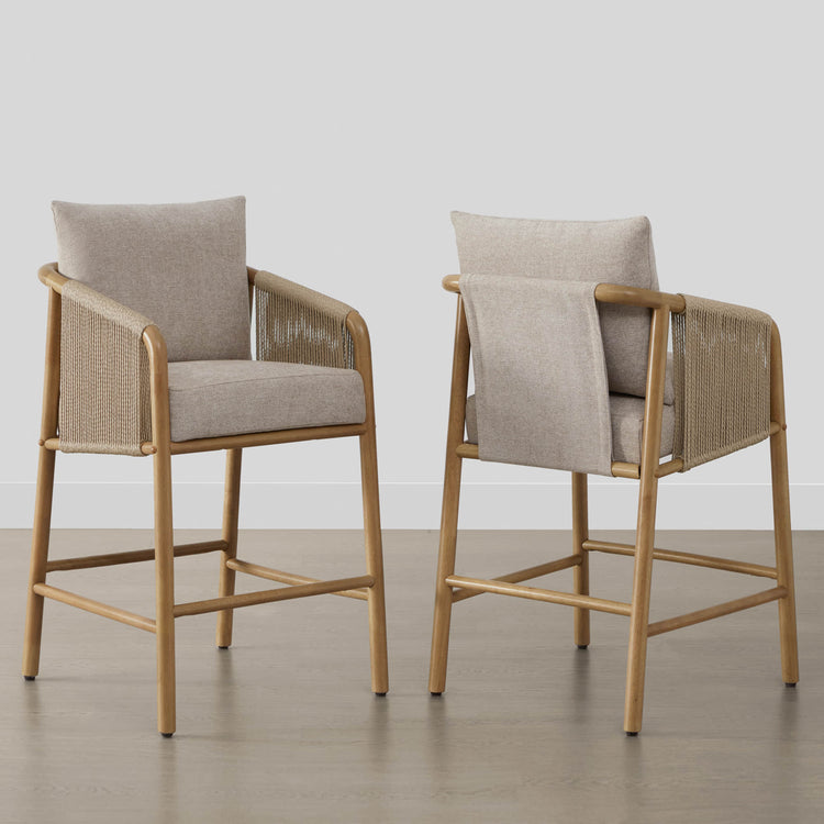 Sienna Modern Rope Counter Stools