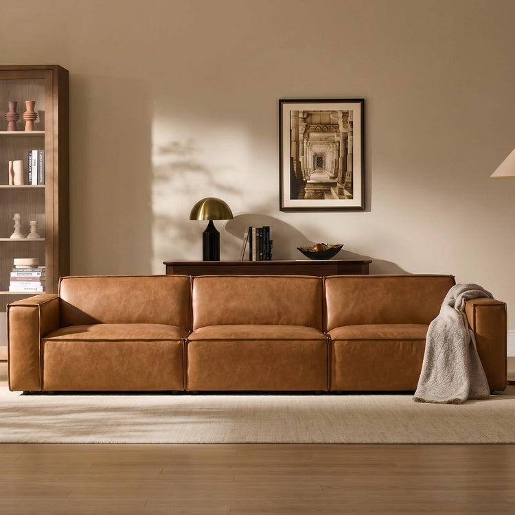 Isla Modern Refined Piping Feather-Soft 3 Seater Modular Sofa