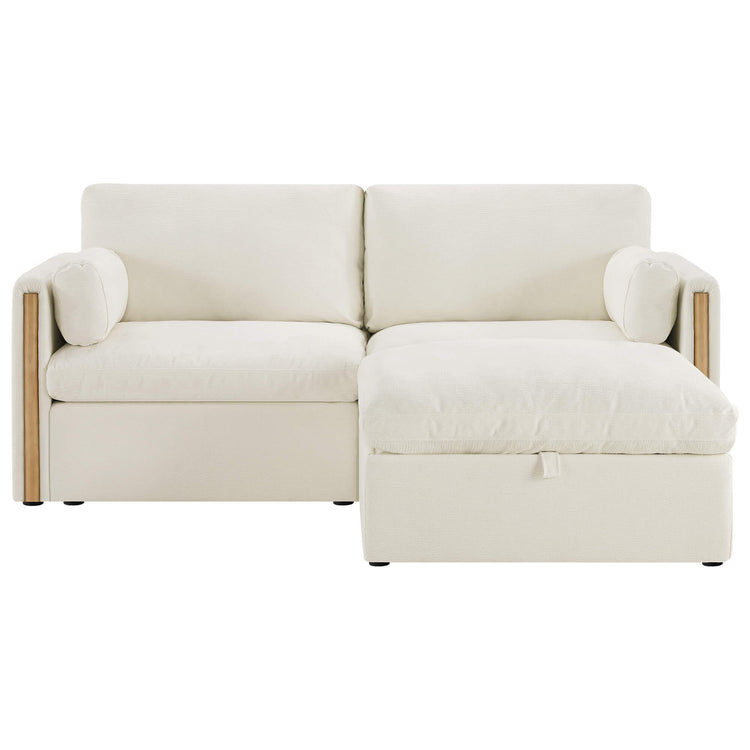 Jonathan Modern Cozy Chenille 3-seat Modular Sofa with Hidden Storage