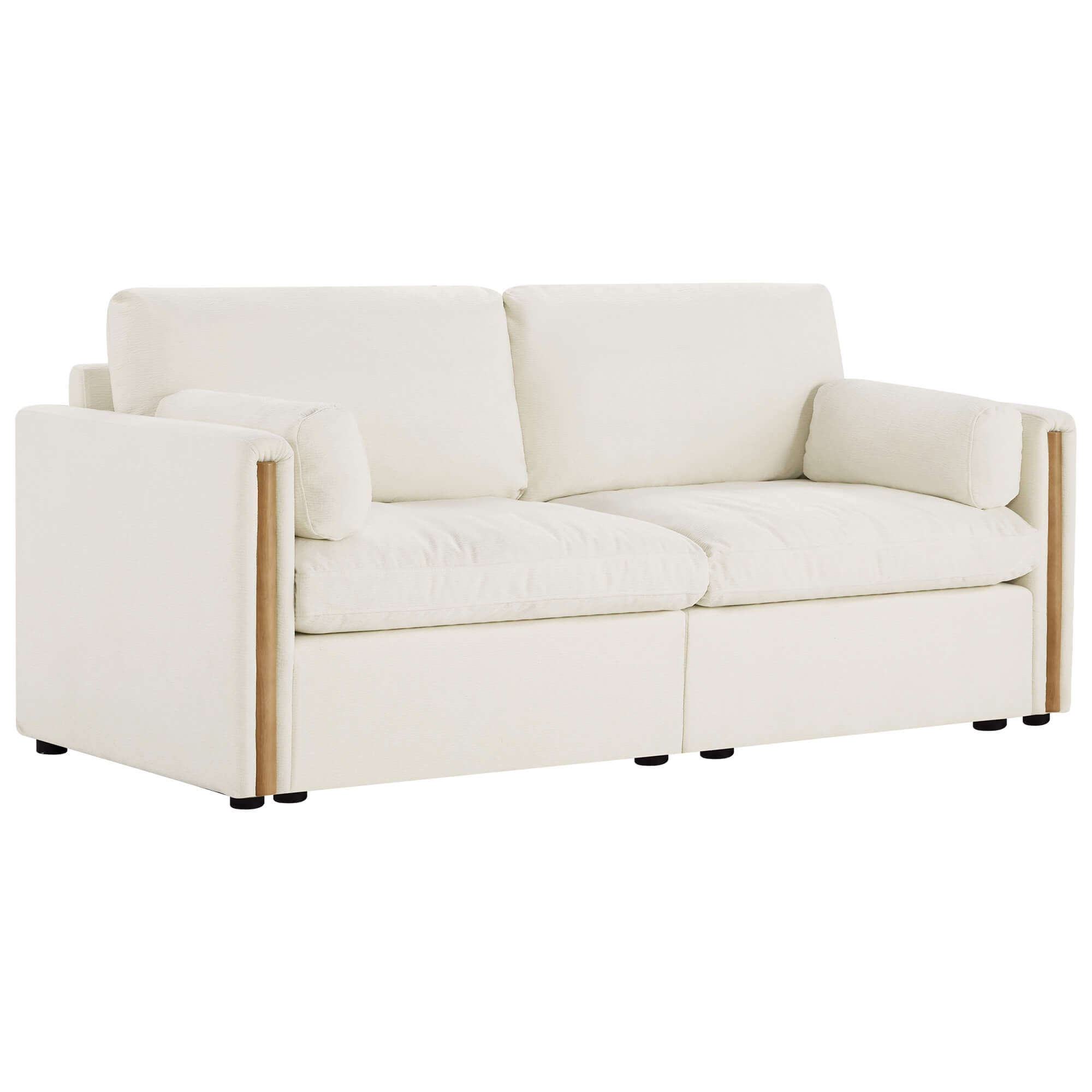 Jonathan Modern Cozy Chenille 2-seat Sofa