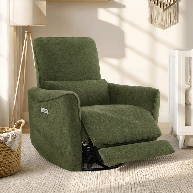 Tracee Modern Power Swivel Glider Recliner