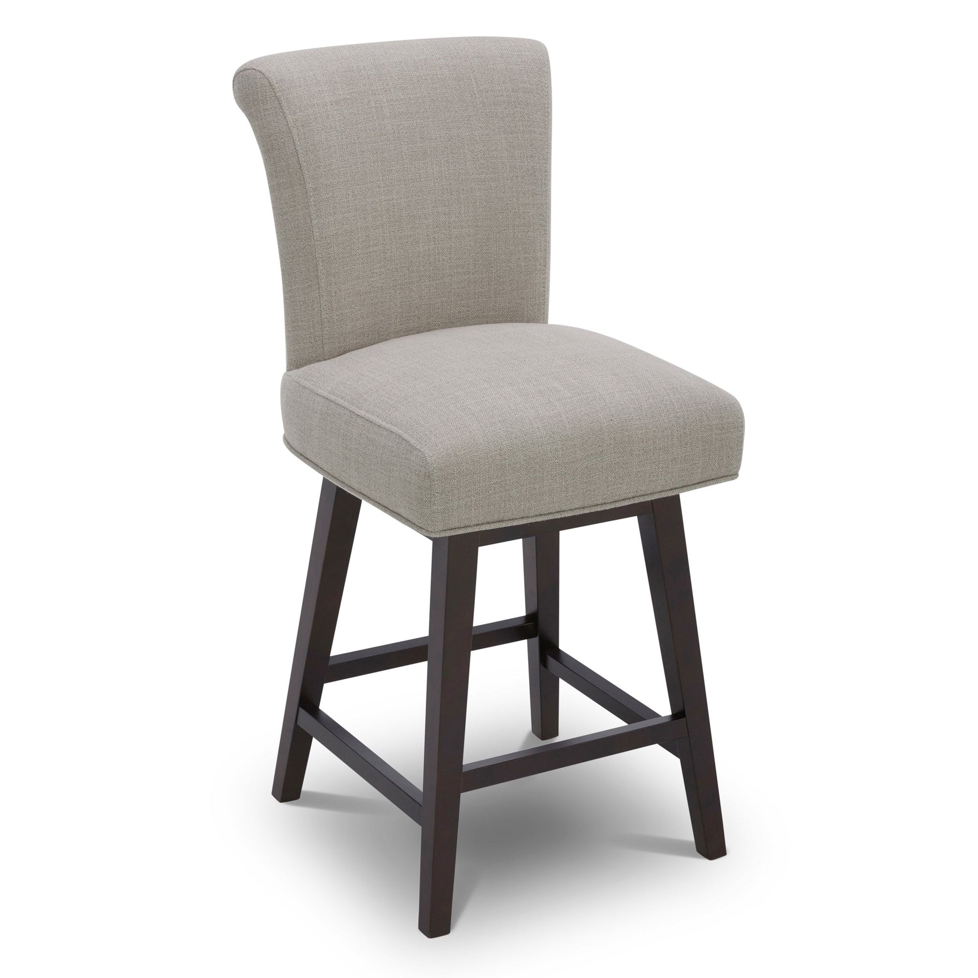 CHITA LIVING-Alina Modern Swivel Counter Stool-Counter Stools-Performance Fabric-Tan (Performance Fabric)-1-Pack