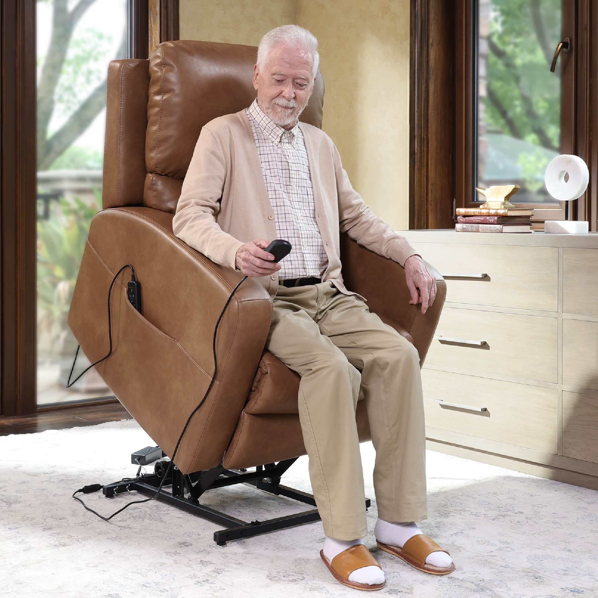 Finley Power Lift Assist Recliner | Infinite Positions – CHITA LIVING
