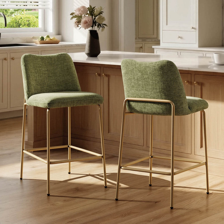 Amalia Modern Metal Base Barstool