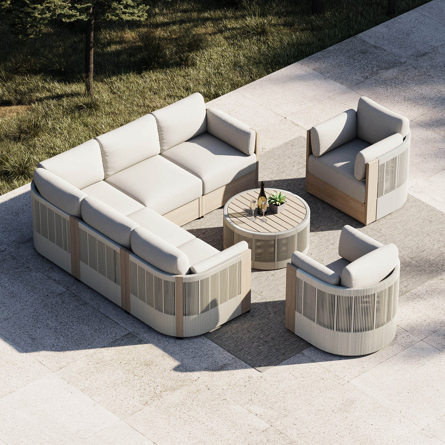 Hero image showing coastal outdoor furniture in a real home setting to frame the article’s exposure-first buying advice.