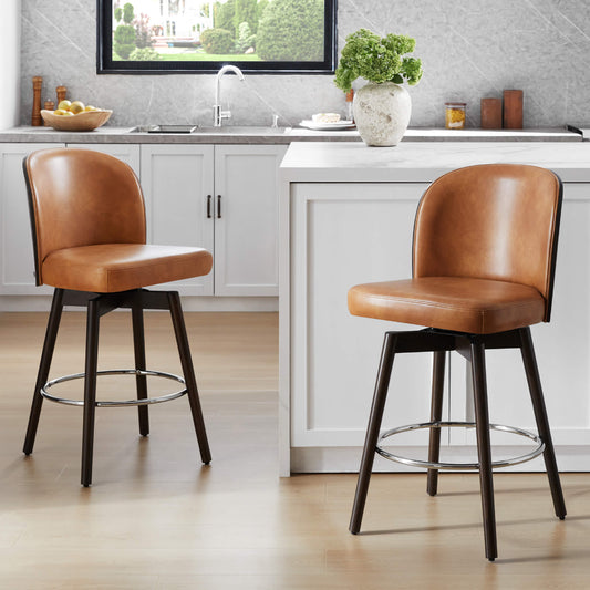 Gianna Swivel Counter Stool - mid century modern counter stools