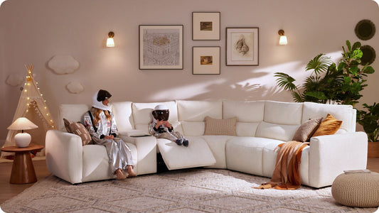  Skyline 4-Seat Zero Gravity Power Reclining Sectional Sofa 