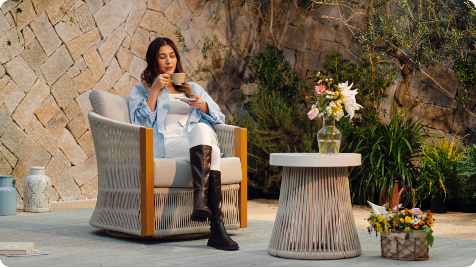 How Does Woven Rope Furniture Enhance Outdoor Spaces? – CHITA LIVING
