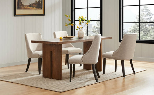 Rustic and Natural Dining Room Decor Inspiration: Woodland-Themed Furniture Ideas - CHITA LIVING