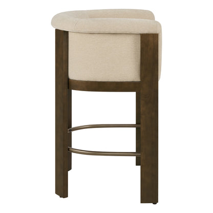 Eigil Modern Solid Wood Counter Stool (Set of 2)