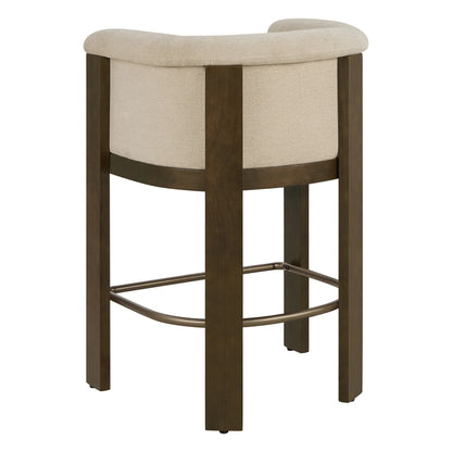 Eigil Modern Solid Wood Counter Stool (Set of 2)