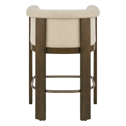 Eigil Modern Solid Wood Counter Stool (Set of 2)