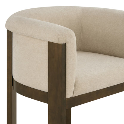 Eigil Modern Solid Wood Counter Stool (Set of 2)
