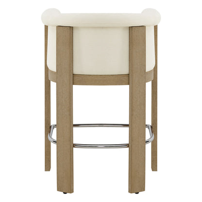 Eigil Modern Solid Wood Counter Stool (Set of 2)