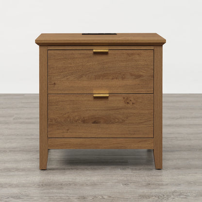 Alyce Modern Farmhouse Solid Wood Queen Platform Bed