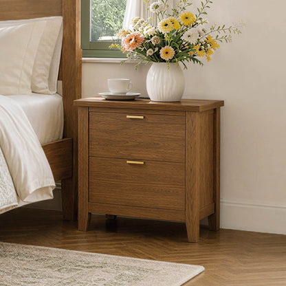 Alyce Modern Farmhouse Solid Wood Queen Platform Bed