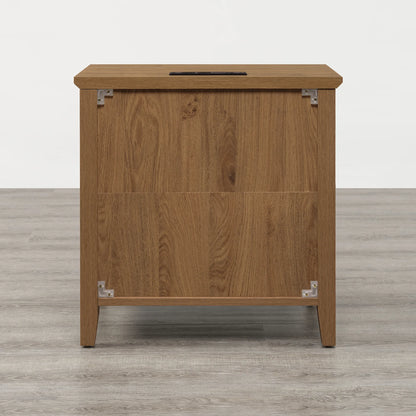 Alyce Modern Farmhouse Solid Wood Queen Platform Bed