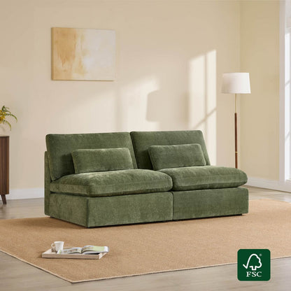 Ivy Modular Armless Chair/2-Seat Armless Sofa