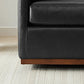 Henry Swivel Accent Chair with Wood Base