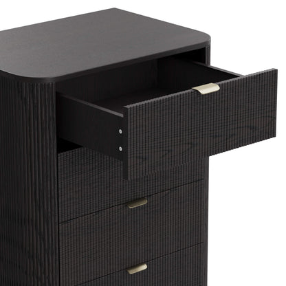 30" Irais Fluted 5-Drawer Dresser