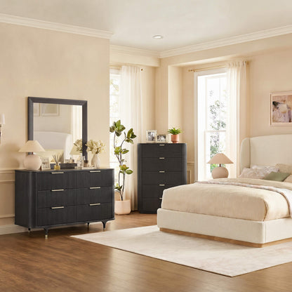 30" Irais Fluted 5-Drawer Dresser