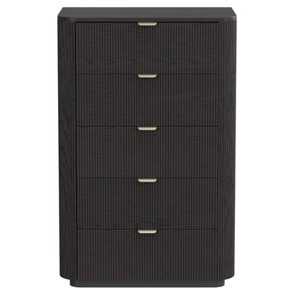 30" Irais Fluted 5-Drawer Dresser