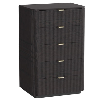 30" Irais Fluted 5-Drawer Dresser
