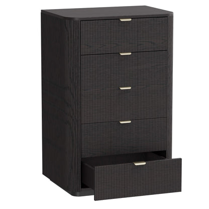 30" Irais Fluted 5-Drawer Dresser