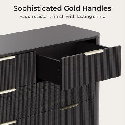 47" Irais Solid Wood 6-Drawer Dresser