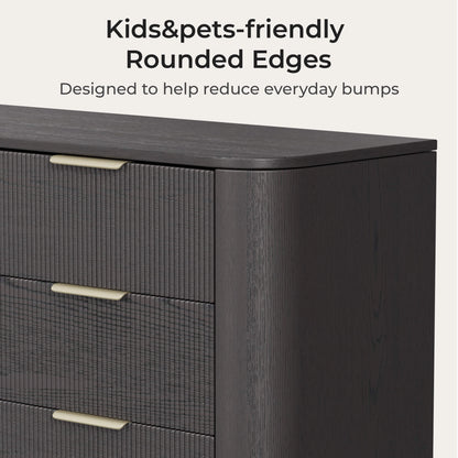 47" Irais Solid Wood 6-Drawer Dresser