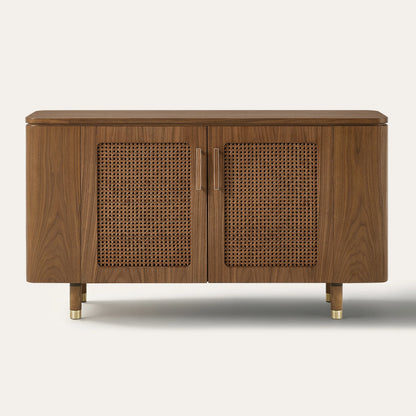 51" Vision Ash Sideboard with Woven Cane Doors